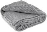 wometo Strickdecke, Grau, Textil, 140x190 cm, Oeko-Tex&reg;, Wohntextilien, Decken,