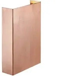 Nordlux Aussenwandleuchte Fold, Kupfer, Metall, rechteckig,rechteckig, F, 14.8x21x4.5