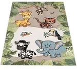 Paco Home Kinderteppich, Beige, Textil, Rechteckig, 140x200 cm, strapazierf&auml;hig,