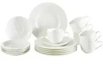 Noblesse - V&B Kaffeeservice Noblesse, Wei&szlig;, Keramik, 18-teilig, Uni, 230 ml,230 ml,
