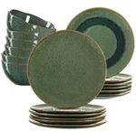 Leonardo Living Tafelservice, Gr&uuml;n, Keramik, 18-teilig, 2x2x2 cm, Essen & Trinken,
