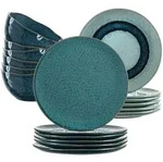 Leonardo Living Tafelservice, Blau, Keramik, 18-teilig, 2x2x2 cm, Essen & Trinken,