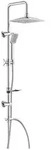 &Uuml;berkopfbrauseset Dx12007, Chrom, Kunststoff, Metall, 2.2x105x34 cm, Badezimmer,
