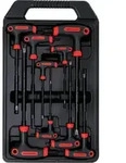 BGS technic Schraubendreher-Satz, Mehrfarbig, Metall, Kunststoff, 1x1 cm, Freizeit,