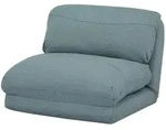 MCW Schlafsessel, Grau, Blau, Textil, 75x60x75 cm, Wohnzimmer, Sessel,...