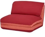 MCW Schlafsessel, Orange, Rot, Textil, 75x60x75 cm, Wohnzimmer, Sessel,...