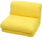 MCW Schlafsessel, Gelb, Textil, 75x60x75 cm, Wohnzimmer, Sessel, Schlafsessel