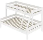VitaliSpa Etagenbett, Wei&szlig;, Holz, Rechteckig, 120x200 cm, Kinder- &...