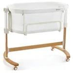 BabyGo Beistellbett, Wei&szlig;, Holz, Echtholz,Buche, 48x84 cm, Babym&ouml;bel, Babybetten,