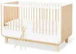 Pinolino Gitterbett Pinolino Round, Wei&szlig;, Ahorn, Holzwerkstoff, 145x90x75 cm, zum