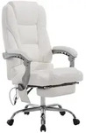 CLP Chefsessel, Wei&szlig;, Metall, 68x118x64 cm, Arbeitszimmer, B&uuml;rost&uuml;hle, Chefsessel