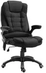 Vinsetto Massagesessel, Schwarz, Kunststoff, 1-Sitzer, F&uuml;llung: Schaumstoff,