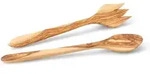 Continenta Salatbesteck, Braun, Holz, 30 cm, Kochen, K&uuml;chenhelfer, Salatbesteck