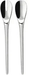 Villeroy & Boch Salatbesteck, Silber, Metall, 26 cm, Kochen, K&uuml;chenhelfer,