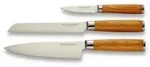 Echtwerk Messerset Echtwerk, Silber, Kunststoff, 3-teilig, ergonomischer Griff,