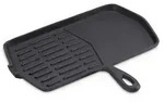 Echtwerk Grillpfanne, Schwarz, Metall, rechteckig, 30.5x2x34 cm, backofengeeignet,