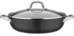 GSW Servierpfanne Robusta, Schwarz, Metall, 4.5 L, ISO 9001, mit Dampfablass,