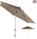 Doppler SONNENSCHIRM Silber, Greige 280x280 cm