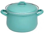 Riess Fleischtopf, Hellgr&uuml;n, Metall, Kochen, T&ouml;pfe, Fleischt&ouml;pfe