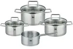 ELO Kochtopfset Smart Steam, Edelstahl, Metall, 4-teilig, 16 cm,20 cm,16 cm, 1,7