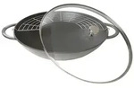 Staub Wok, Silber, Metall, Kochen, Pfannen, Woks