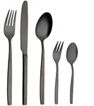 Echtwerk Besteckset Positano, Schwarz, Metall, 30-teilig, rostfrei, lebensmittelecht,