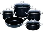 Riess Topfset, Silber, Metall, Kochen, T&ouml;pfe, Diverse Spezialt&ouml;pfe