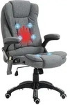 Vinsetto Massagesessel, Grau, Kunststoff, 1-Sitzer, F&uuml;llung: Schaumstoff, 74x116x67