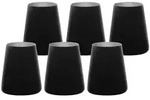St&ouml;lzle Lausitz Becher, Schwarz, Silber, Glas, Essen & Trinken, Gl&auml;ser,