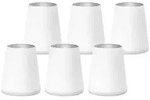 St&ouml;lzle Lausitz Becher, Wei&szlig;, Silber, Glas, Essen & Trinken, Gl&auml;ser, Trinkgl&auml;ser