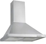 Respekta Dunstabzugshaube, Edelstahl, Metall, 60x70-108x50 cm,