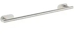 Wenko Handtuchstange, Silber, Metall, rund, 60x4.5x7 cm, Montage ohne Bohren,