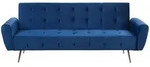 Beliani 3-Sitzer-Schlafsofa, Hellblau, Textil, 212x85x84 cm, Wohnzimmer, Sofas &