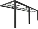 Home Deluxe Terrassen&uuml;berdachung, Anthrazit, Kunststoff, 579x272x295 cm,
