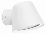 Faro Barcelona Aussenwandleuchte Gina, Wei&szlig;, Metall, 15x9x11.5 cm, Lampen &