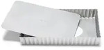 Patisse Quicheform, Silber, Metall, 21x2x21 cm, Backen, Backformen