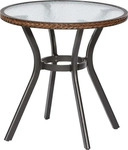 Gardenson GARTENTISCH Graphit, Dunkelbraun 72x73x72 cm