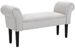 Homcom Sitzbank, Grau, Kunststoff, 36x51x102 cm, Wohnzimmer, Hocker