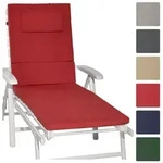 Beautissu Rollliegenauflage, Rot, Textil, 60x5x200 cm, Outdoor-Kissen,