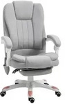 Vinsetto Massage, Grau, Kunststoff, 63x107x66 cm, Arbeitszimmer, B&uuml;rost&uuml;hle,