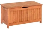 Gardenson Kissenbox, Natur, Holz, Eukalyptusholz, massiv, 1 F&auml;cher, 88x45x45 cm,