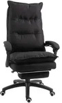 Vinsetto B&uuml;rostuhl, Schwarz, Kunststoff, 62x130x70 cm, Arbeitszimmer, B&uuml;rost&uuml;hle,