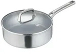 Berndes Schmorpfanne, Silber, Metall, 31x8x33.5 cm, Kochen, Pfannen, Bratpfannen