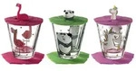Leonardo Kinder-Gl&auml;serset Bambini, Gr&uuml;n, Mehrfarbig, Rosa, Wei&szlig;, Pink, Kunststoff,