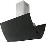 Kaiser K&uuml;chenger&auml;te Dunstabzugshaube, Schwarz, Glas, Metall, 90x98.5x81.5 cm,