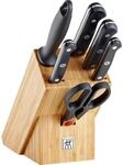 Zwilling Messerblock Zwilling&reg; Gourmet, Braun, Schwarz, Silber, Holz, Metall,