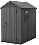 Keter Gartenhaus, Grau, Kunststoff, 184.5x205x125.8 cm, Aufbewahrung &...