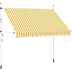 vidaXL Einziehbare-Markise, Orange, Textil, Rechteckig, 30x300 cm, Sonnenschutz &