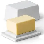 Continenta Butterdose, Wei&szlig;, Keramik, 7x6x10 cm, K&uuml;chenzubeh&ouml;r,...