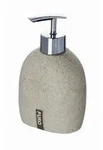 Wenko Seifenspender, Sand, Kunststoff, 9.5x15.1x6.6 cm, Badaccessoires,